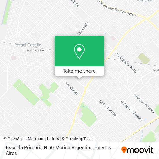 Mapa de Escuela Primaria N 50 Marina Argentina