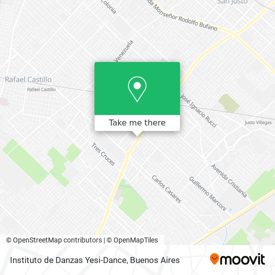 Instituto de Danzas Yesi-Dance map
