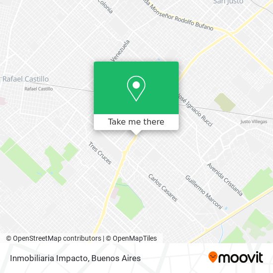 Inmobiliaria Impacto map