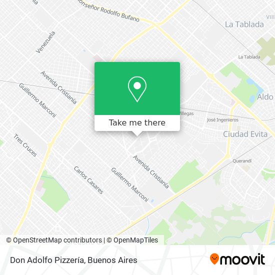 Don Adolfo Pizzería map