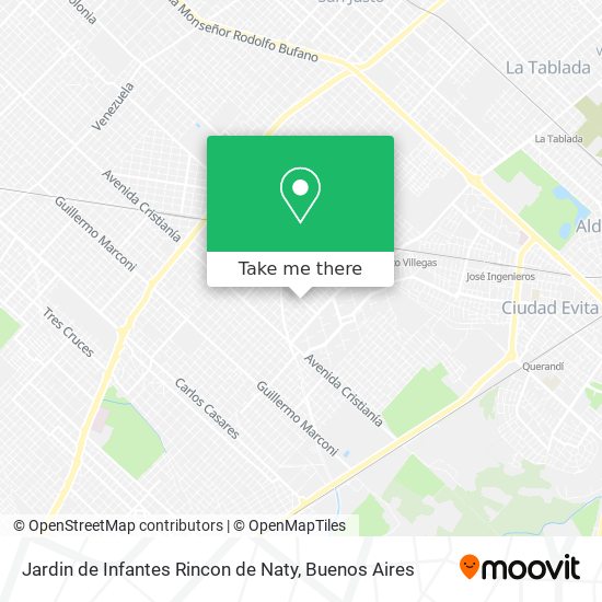 Jardin de Infantes Rincon de Naty map
