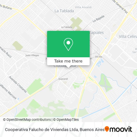 Mapa de Cooperativa Falucho de Viviendas Ltda