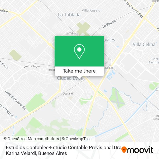 Mapa de Estudios Contables-Estudio Contable Previsional Dra Karina Velardi