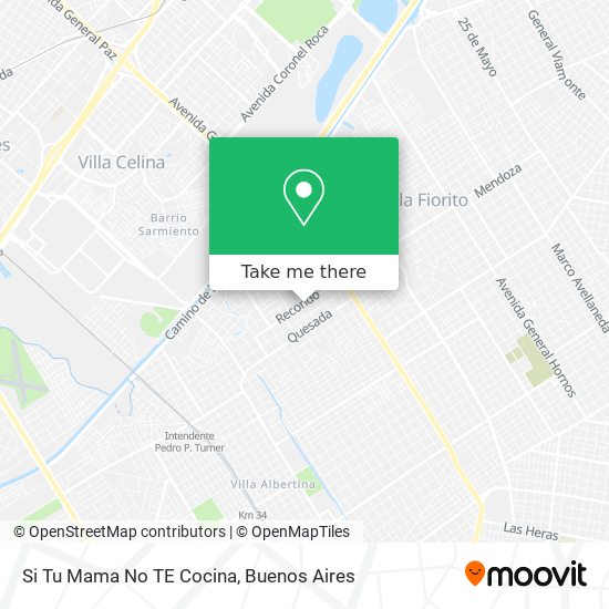 Si Tu Mama No TE Cocina map