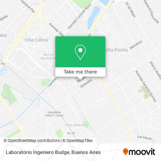 Mapa de Laboratorio Ingeniero Budge