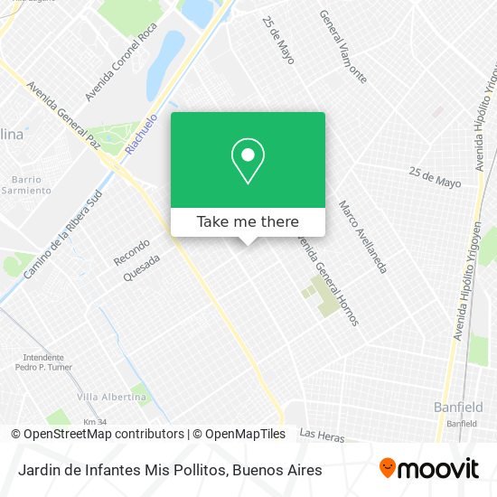 Mapa de Jardin de Infantes Mis Pollitos
