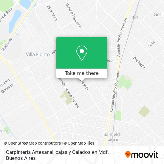 Carpinteria Artesanal, cajas y Calados en Mdf map