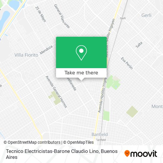 Tecnico Electricistas-Barone Claudio Lino map