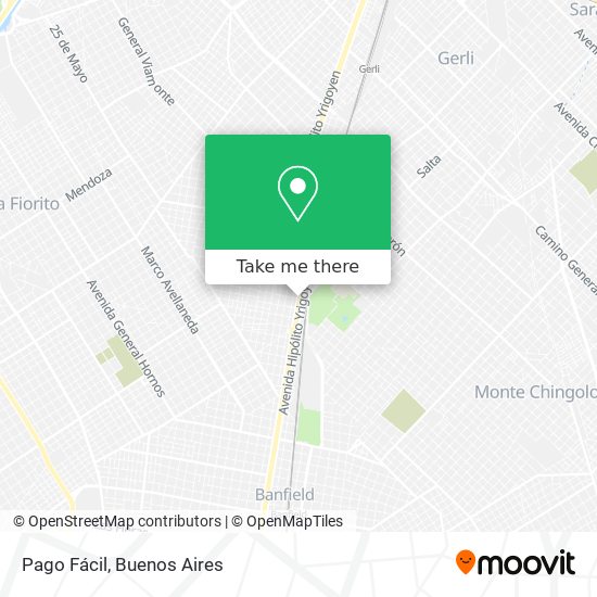 Mapa de Pago Fácil