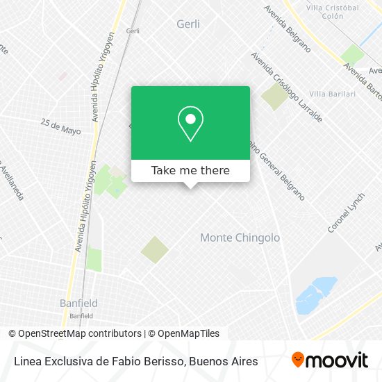 Mapa de Linea Exclusiva de Fabio Berisso