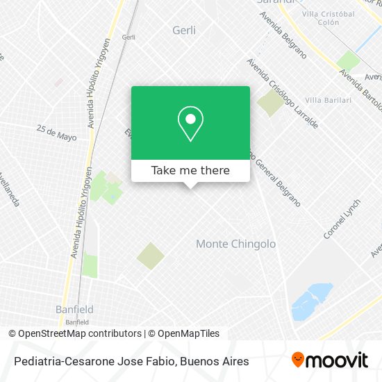 Pediatria-Cesarone Jose Fabio map