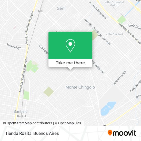 Tienda Rosita map