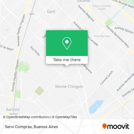 Servi Compras map