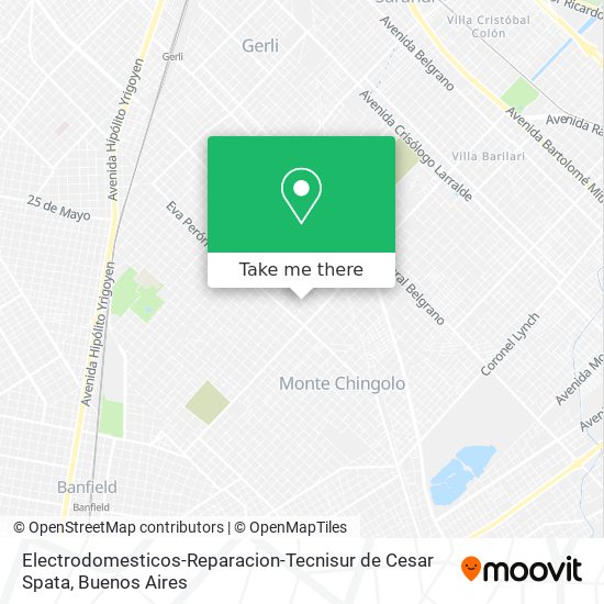 Electrodomesticos-Reparacion-Tecnisur de Cesar Spata map