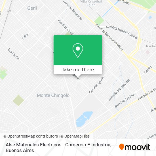 Mapa de Alse Materiales Electricos - Comercio E Industria