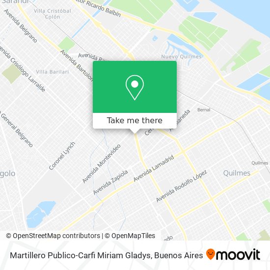 Mapa de Martillero Publico-Carfi Miriam Gladys