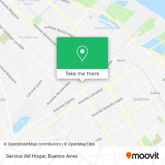 Service del Hogar map
