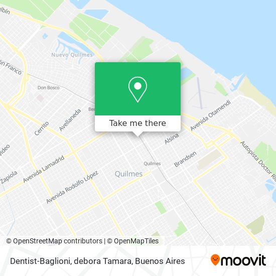 Mapa de Dentist-Baglioni, debora Tamara