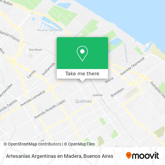 Artesanias Argentinas en Madera map