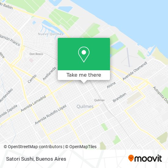 Satori Sushi map