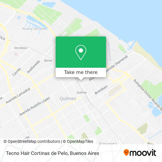 Mapa de Tecno Hair Cortinas de Pelo