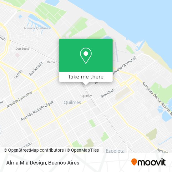 Alma Mia Design map