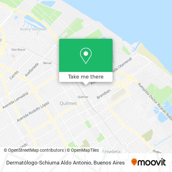 Mapa de Dermatólogo-Schiuma Aldo Antonio