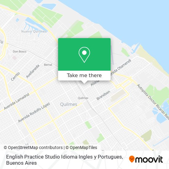 English Practice Studio Idioma Ingles y Portugues map