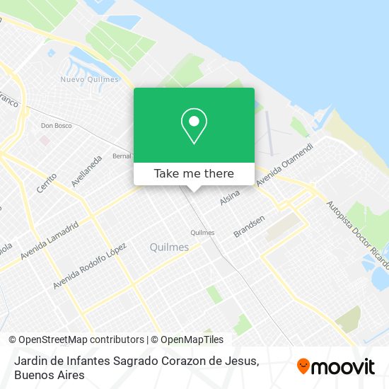 Jardin de Infantes Sagrado Corazon de Jesus map