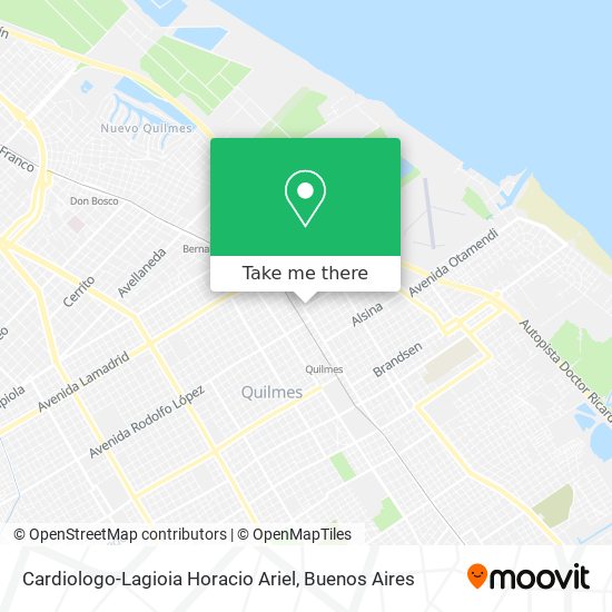 Cardiologo-Lagioia Horacio Ariel map