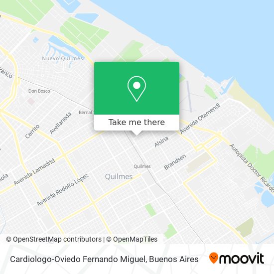 Cardiologo-Oviedo Fernando Miguel map