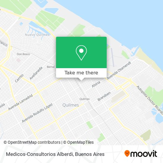 Medicos-Consultorios Alberdi map