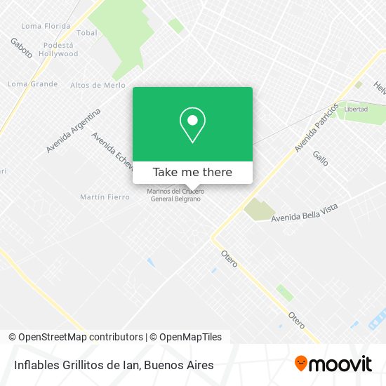 Inflables Grillitos de Ian map