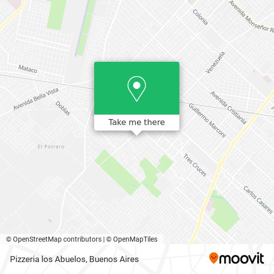 Mapa de Pizzeria los Abuelos