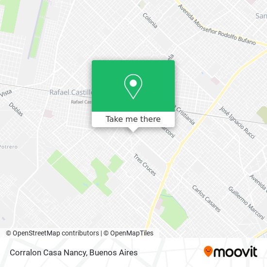 Mapa de Corralon Casa Nancy