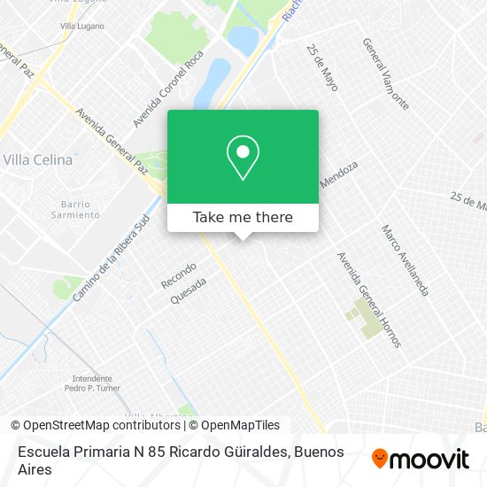 Mapa de Escuela Primaria N 85 Ricardo Güiraldes