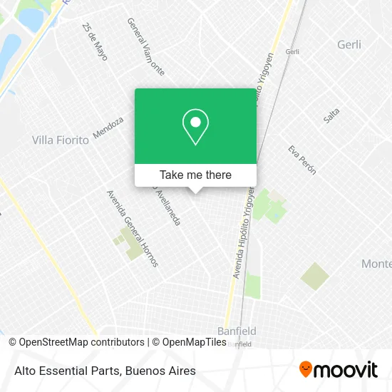 Mapa de Alto Essential Parts