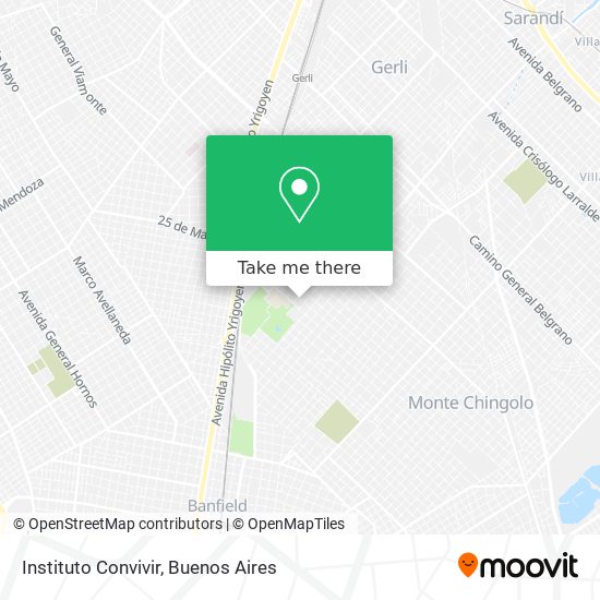 Mapa de Instituto Convivir