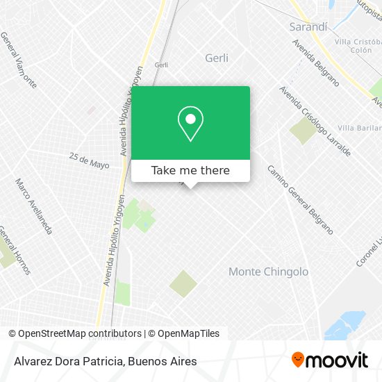 Alvarez Dora Patricia map