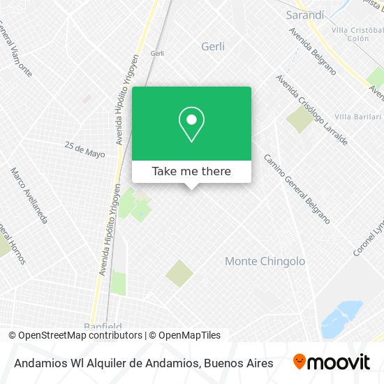 Mapa de Andamios Wl Alquiler de Andamios