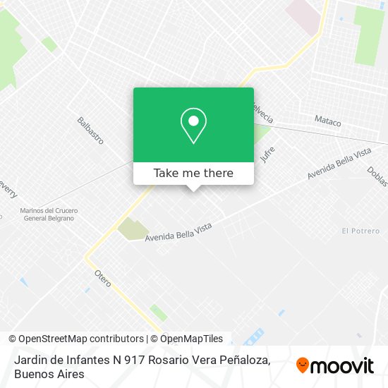 Mapa de Jardin de Infantes N 917 Rosario Vera Peñaloza