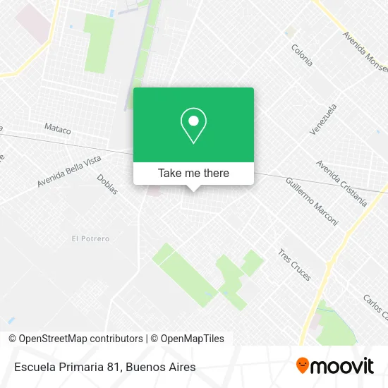 Escuela Primaria 81 map