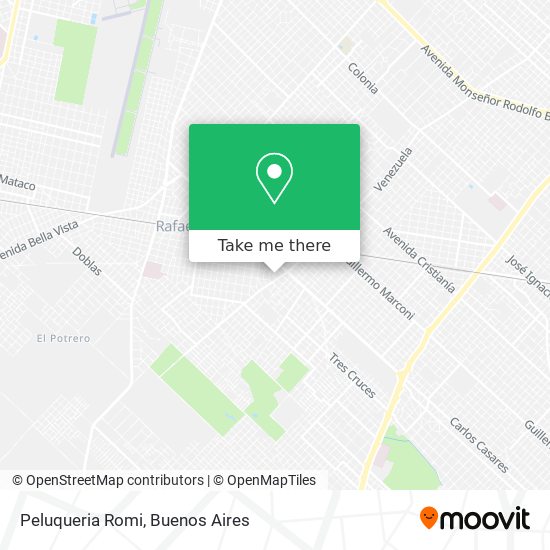 Mapa de Peluqueria Romi