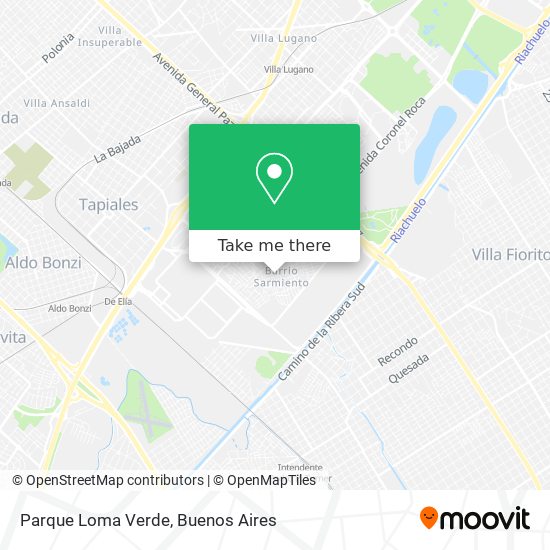 Parque Loma Verde map