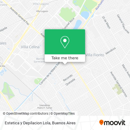 Mapa de Estetica y Depilacion Lola