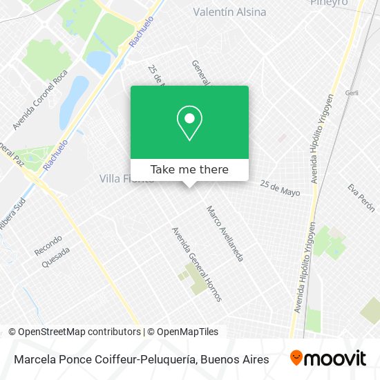 Marcela Ponce Coiffeur-Peluquería map