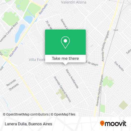 Mapa de Lanera Dulia