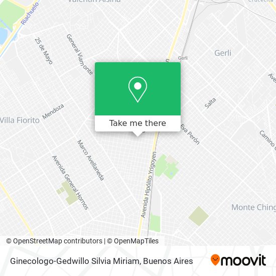 Ginecologo-Gedwillo Silvia Miriam map