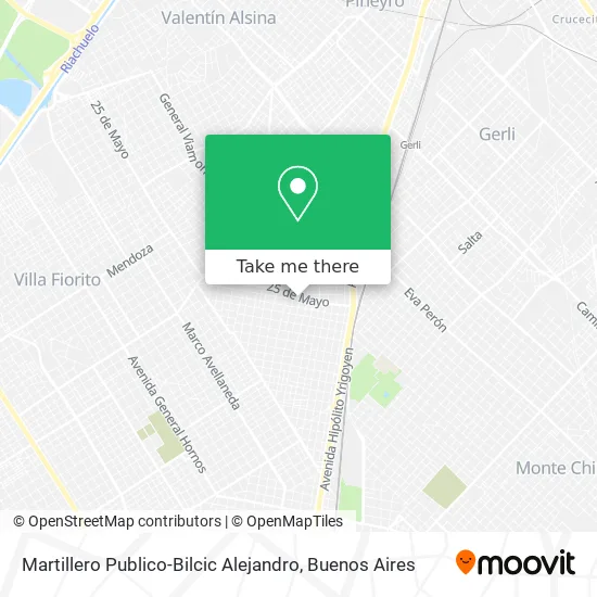 Mapa de Martillero Publico-Bilcic Alejandro