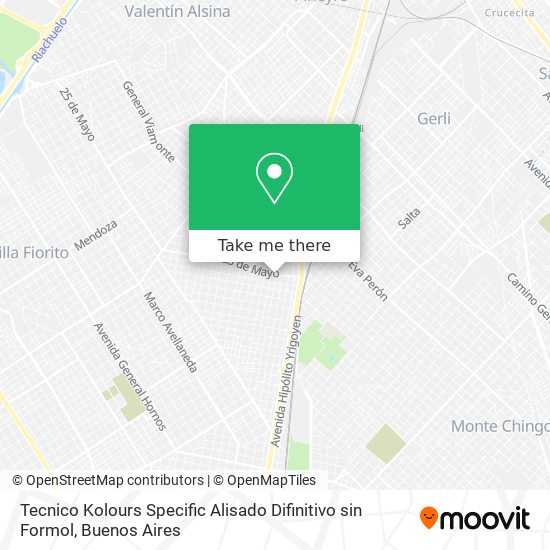 Tecnico Kolours Specific Alisado Difinitivo sin Formol map